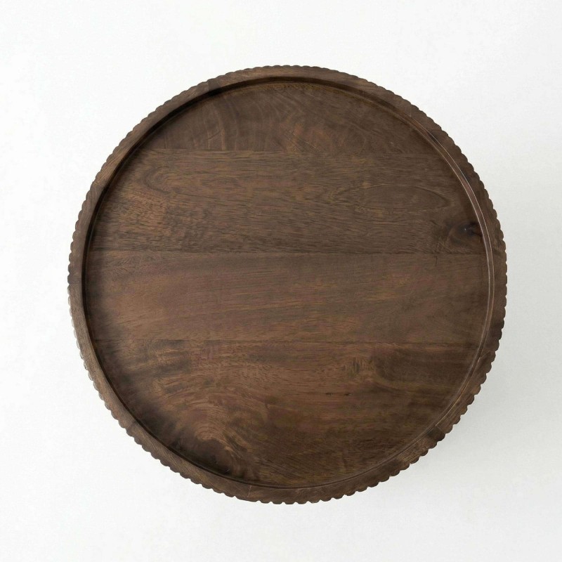 Table d'appoint ronde en bois massif - Sepia