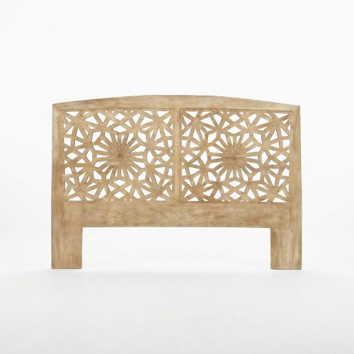 Tête de lit en bois massif sculpté 200 cm - Nevea