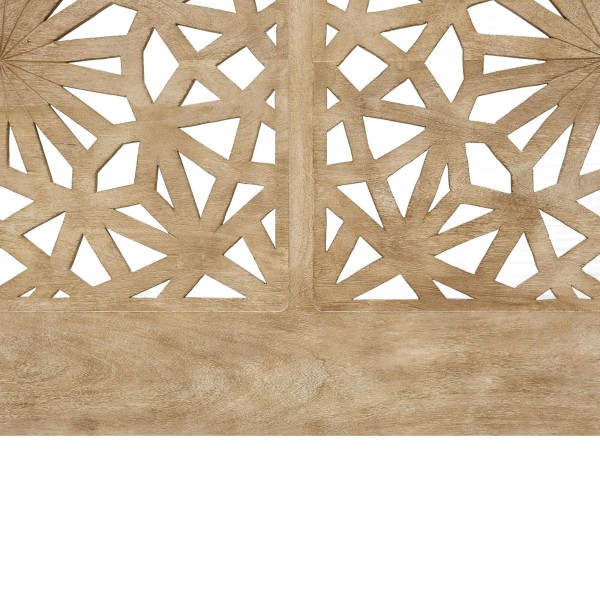 Tête de lit en bois massif sculpté 200 cm - Nevea