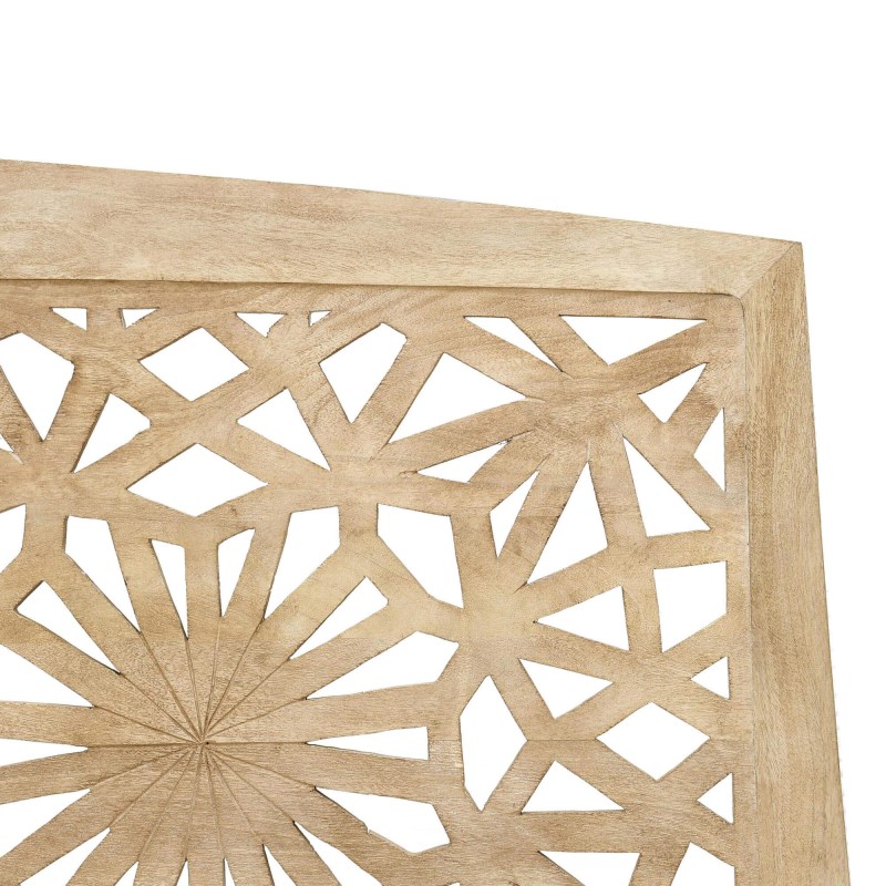 Tête de lit en bois massif sculpté 200 cm - Nevea