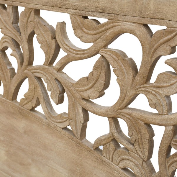 Tête de lit en bois massif sculpté 200 cm - Galea