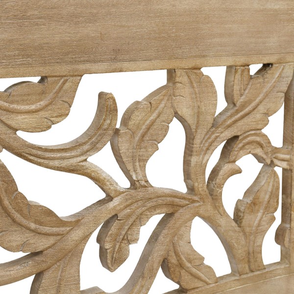 Tête de lit en bois massif sculpté 200 cm - Galea