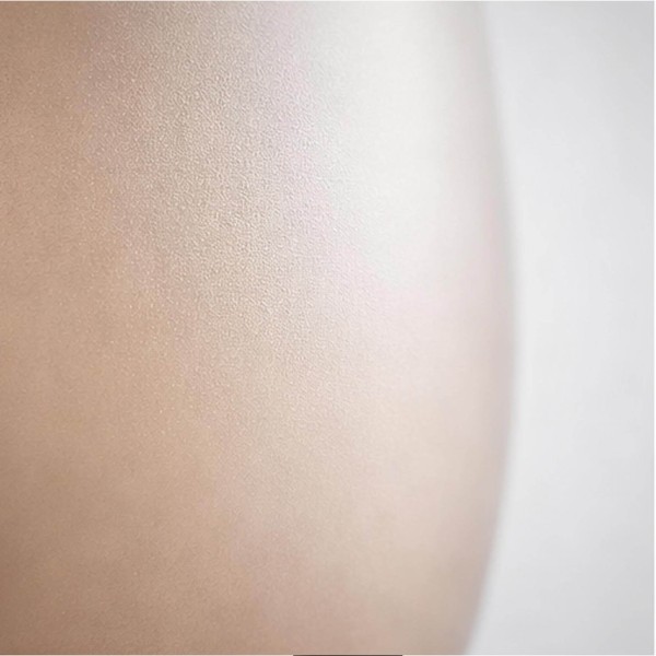 Lampadaire à poser en métal brun avec abat-jour en verre opalin - Barton