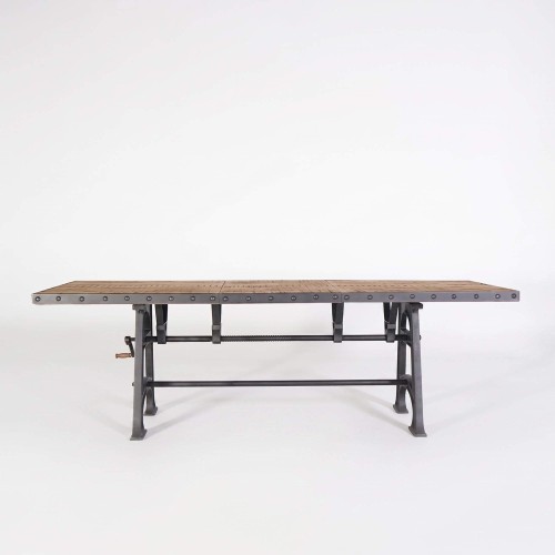Table de salle à manger industrielle extensible