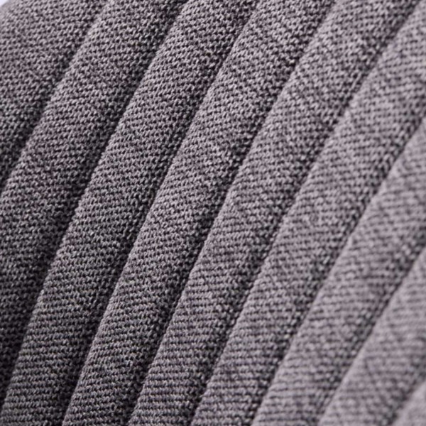 Chaise de salle à manger en tissu couleur anthracite - Nolan Stripe
