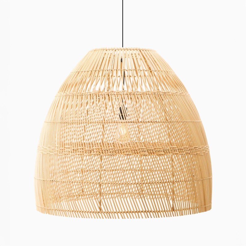 Lampe suspendue en rotin naturel - Nila