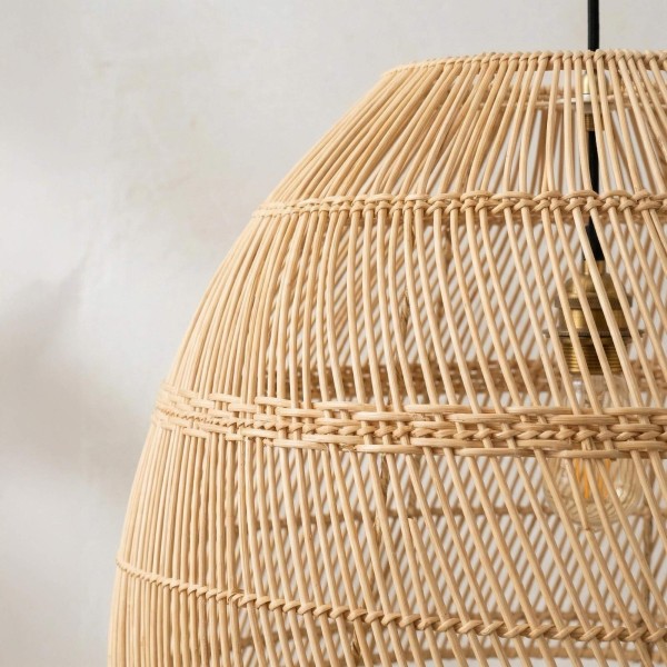 Lampe suspendue en rotin naturel - Nila