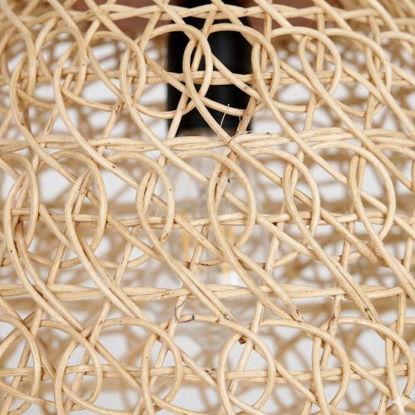 Lampe suspendue en rotin naturel - Meysa