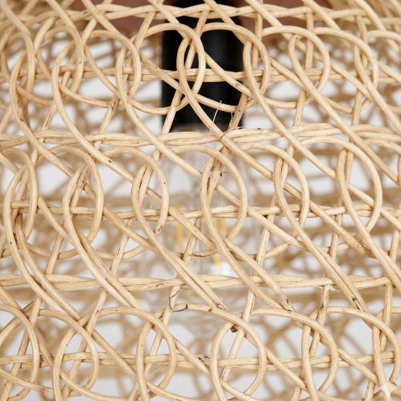 Lampe suspendue en rotin naturel - Meysa