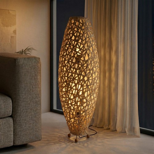 Lampe sur pied en osier - Pataya
