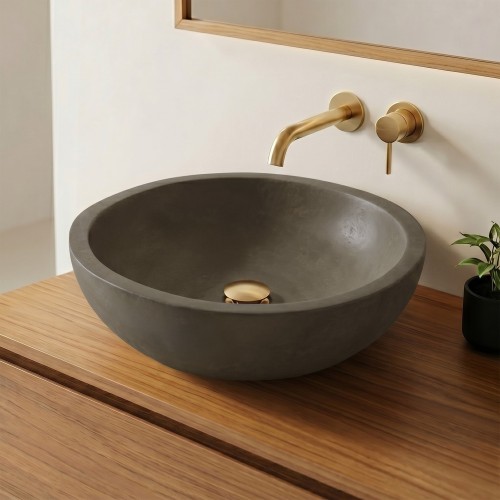 Vasque ronde en béton - couleur naturelle - Urban Rock