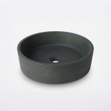 Vasque en béton ronde - Vert cuivre - Mineral