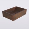 Vasque en béton rectangulaire - Brun vintage - Pure Cast