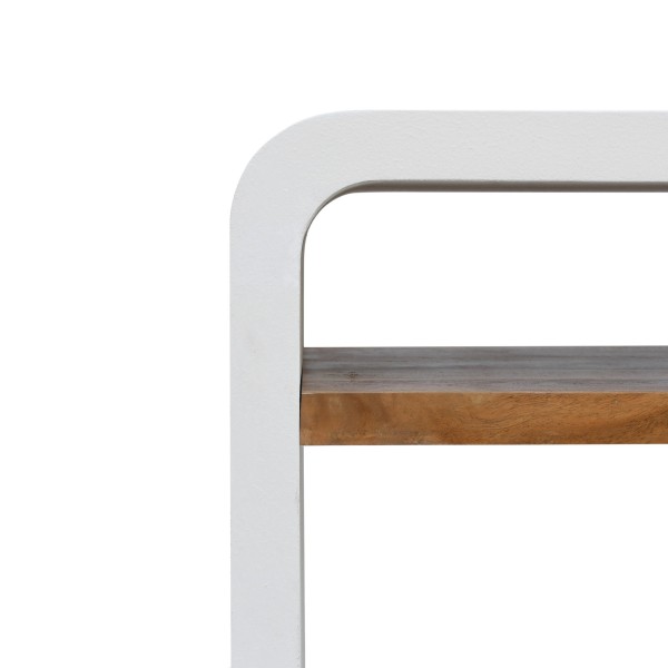 Console d'entrée effet béton et bois massif d'acacia - Mineralis