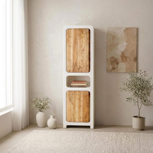 Armoire effet béton et bois...