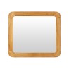 Miroir de salle de bain rectangulaire 80 cm x 70 cm avec bords arrondis