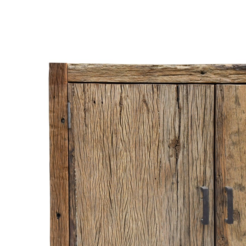 Buffet en bois massif brut et ancien - Antique