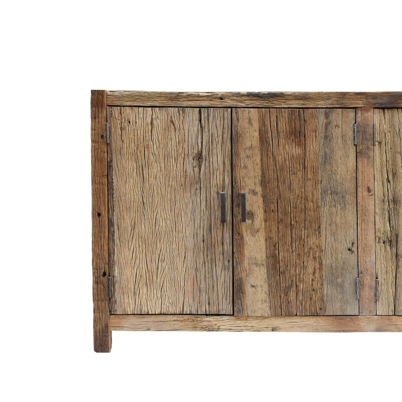 Buffet en bois massif brut et ancien - Antique