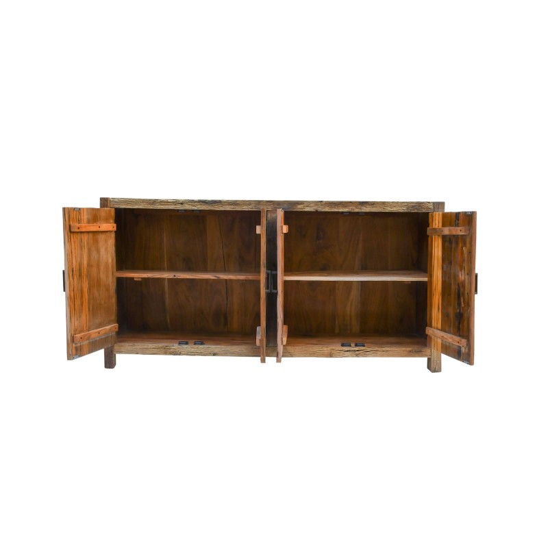 Buffet en bois massif brut et ancien - Antique