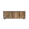 Bahut en bois massif brut et ancien 200 cm - Antique
