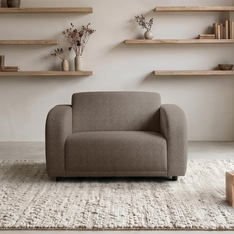 Fauteuil en tissu chenille - Syra