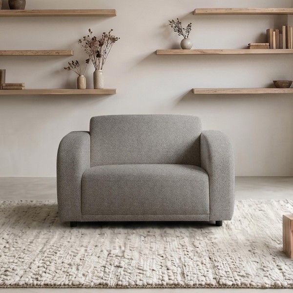 Fauteuil en tissu chenille - Syra