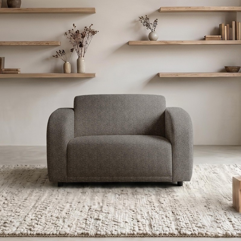 Fauteuil en tissu chenille - Syra