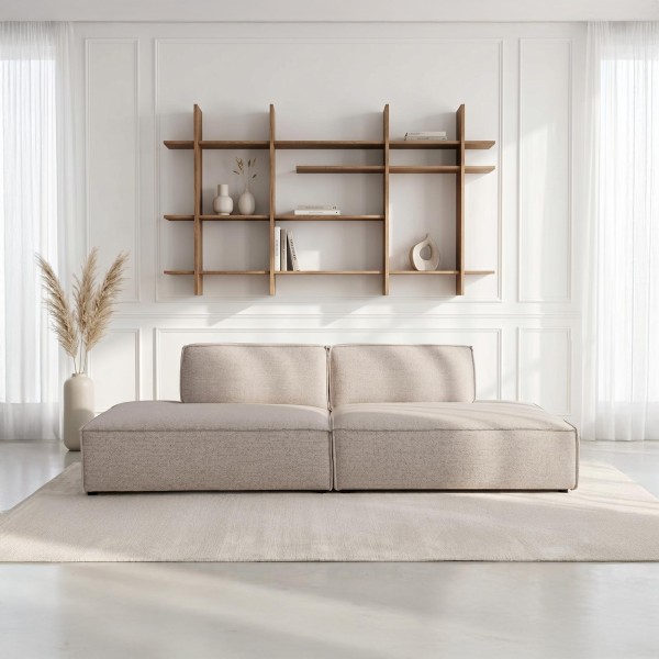 Canapé design 5 places ouvert gauche et droite - Isla
