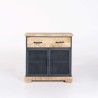 Meuble sous vasque bois et métal 80 cm - Cambridge