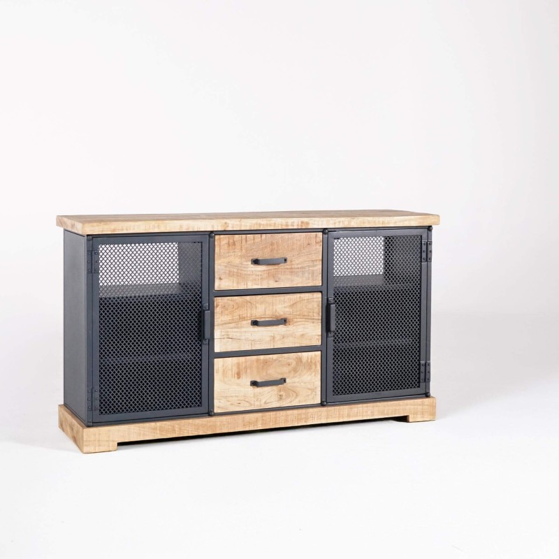 Meuble de salle de bain style industriel 140 cm - Cambridge