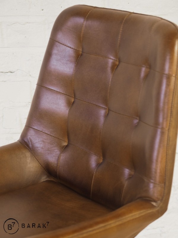 Chaise de bar cuir Jules Verne