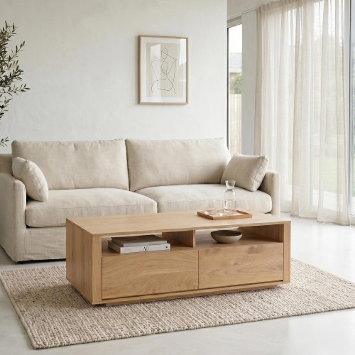 Table de salon en bois de chêne - Yseult