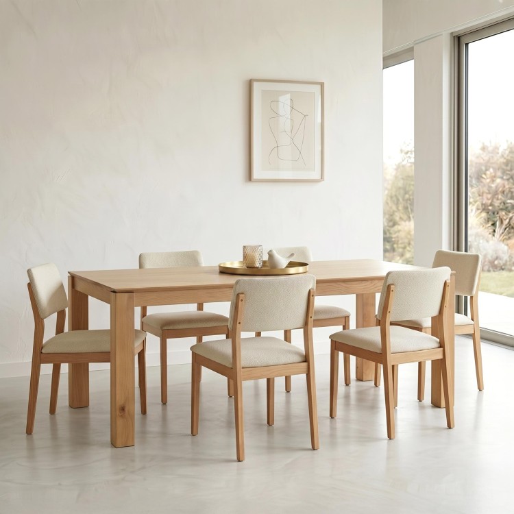 Table à manger en chêne massif 200 cm - Yseult