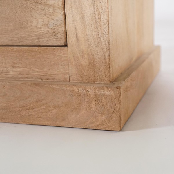 Colonne de salle de bain en bois massif naturel - Detroit