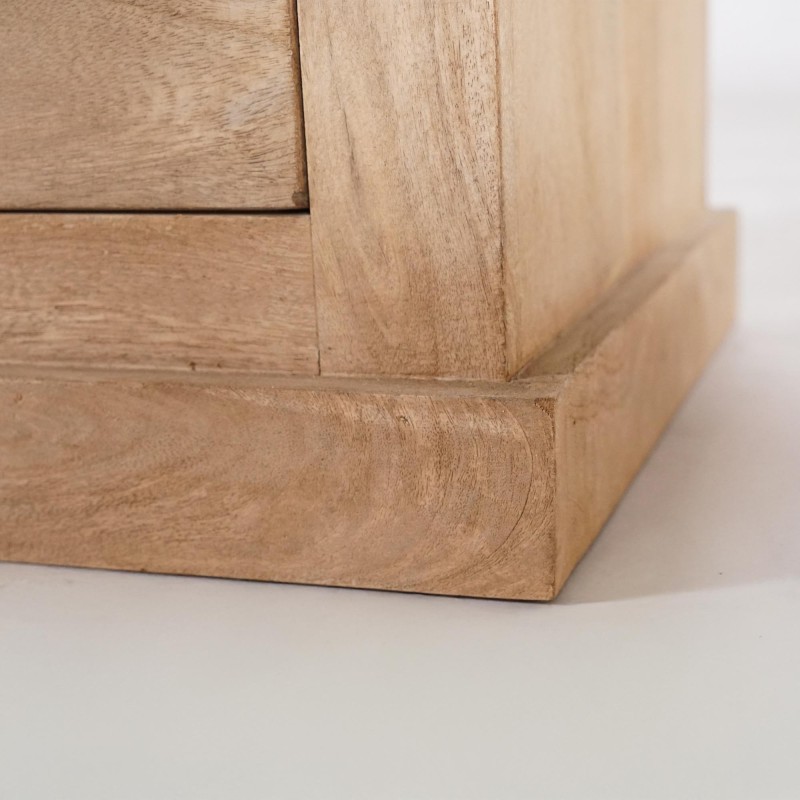 Colonne de salle de bain en bois massif naturel - Detroit