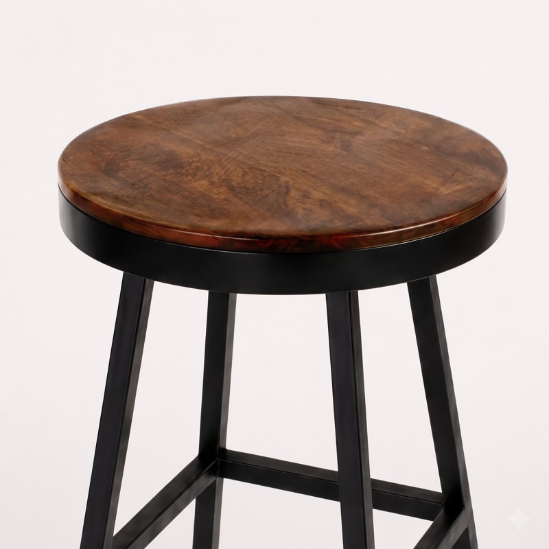 Tabouret de bar industriel