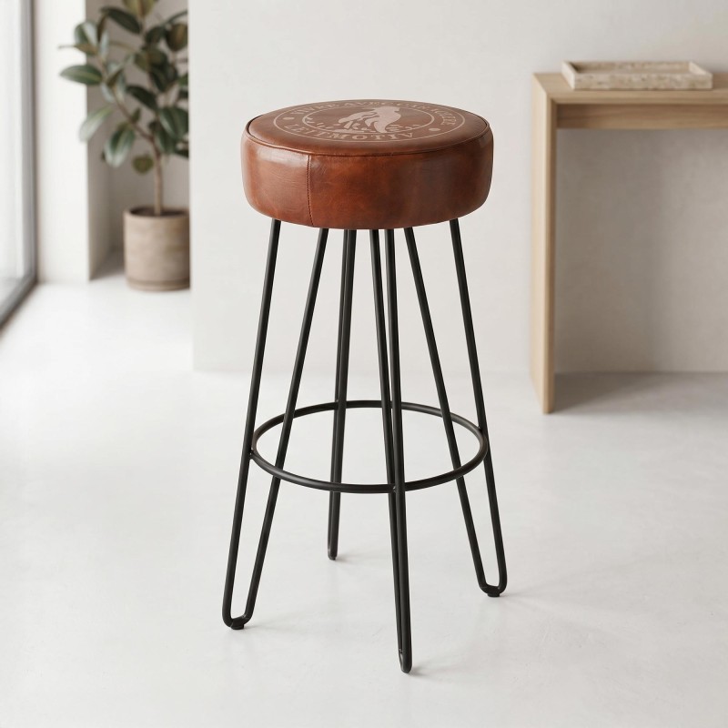 Tabouret industriel de bar - Leitmotiv