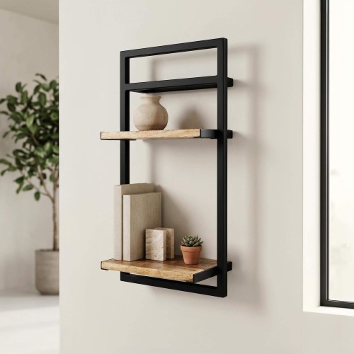 Etagère bois et métal 30 X 60 - Selfsh