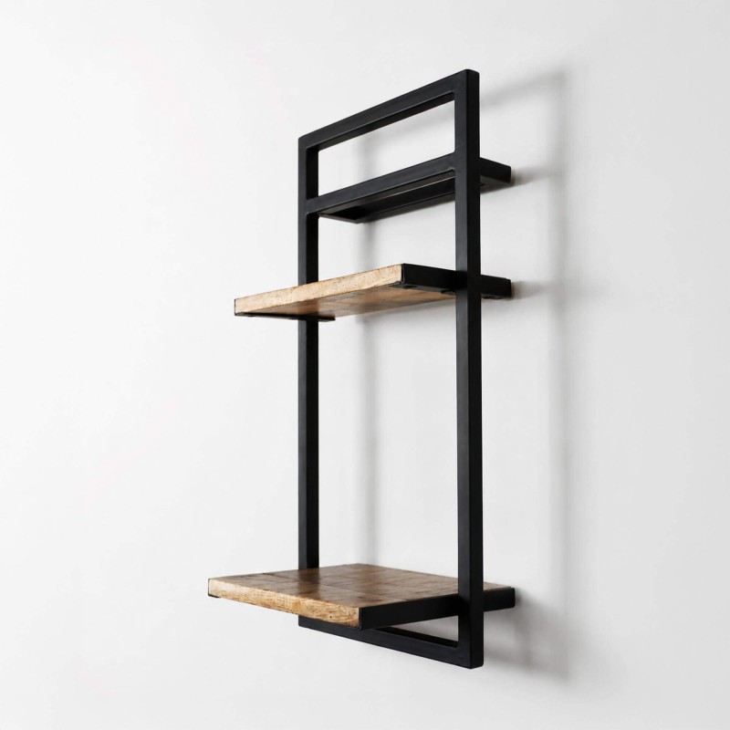 Etagère bois et métal 30 X 60 - Selfsh