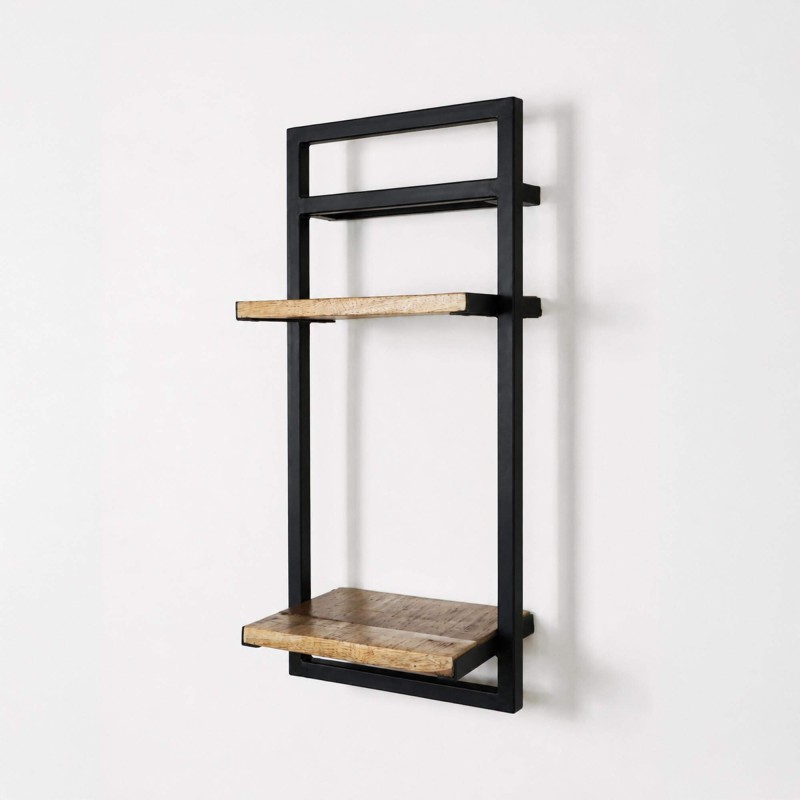 Etagère bois et métal 30 X 60 - Selfsh