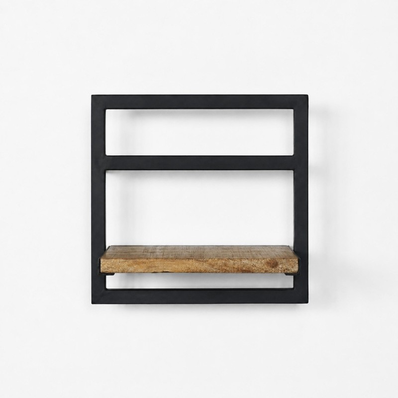 Etagère bois et métal 30 X 30 - Selfsh