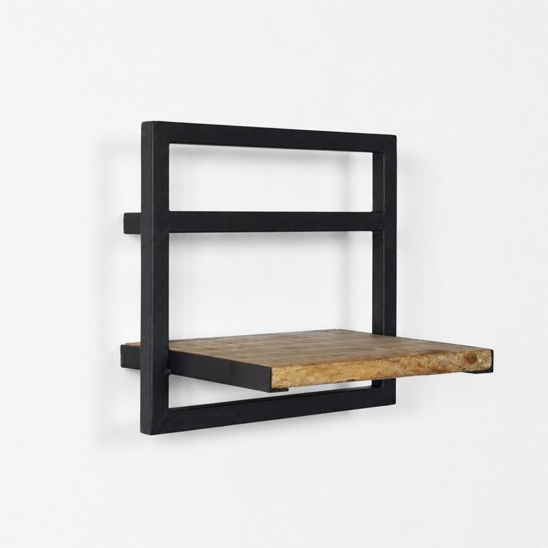 Etagère bois et métal 30 X 30 - Selfsh