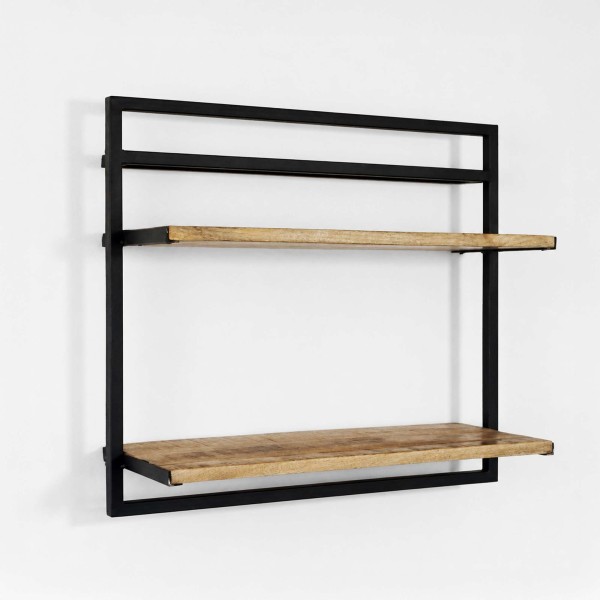 Etagère bois et métal 70 x 60 - Selfsh