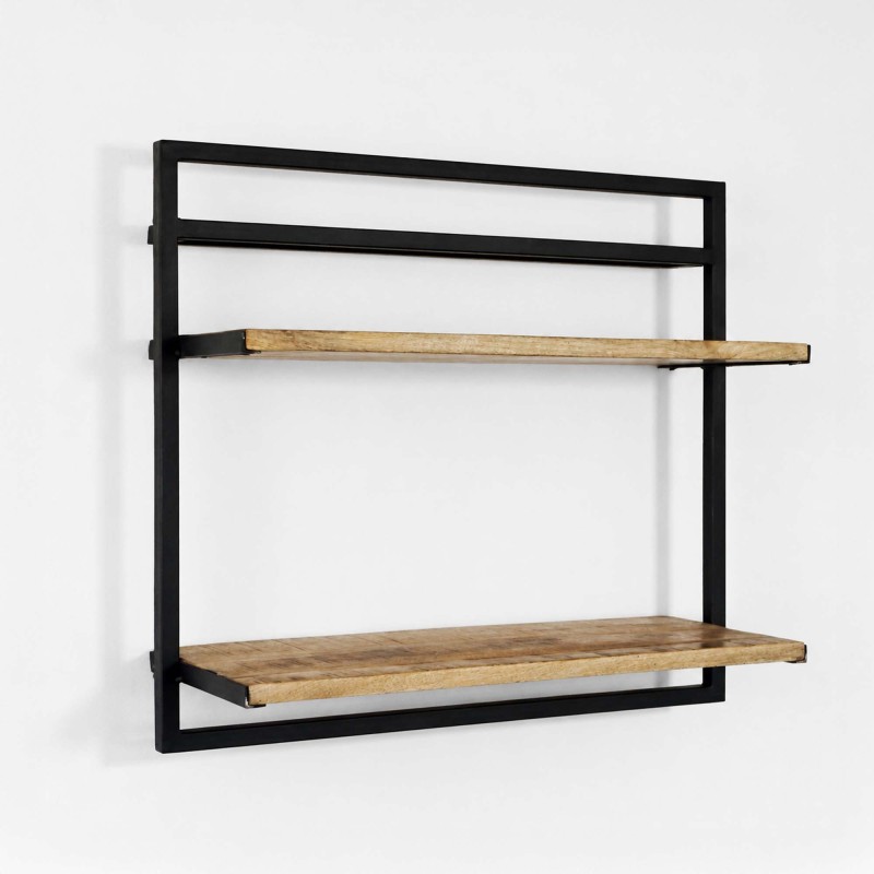 Etagère bois et métal 70 x 60 - Selfsh