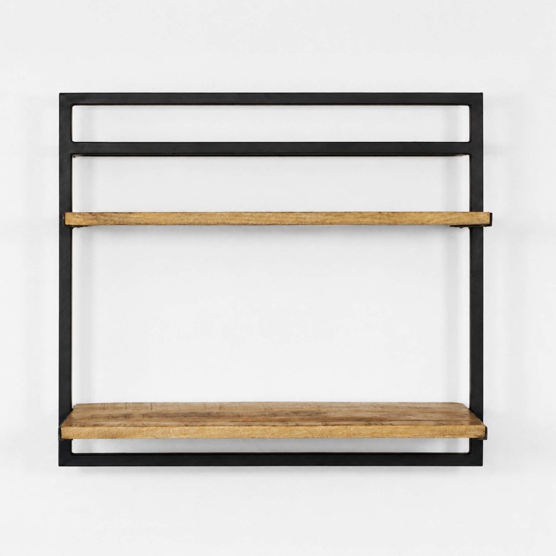 Etagère bois et métal 70 x 60 - Selfsh