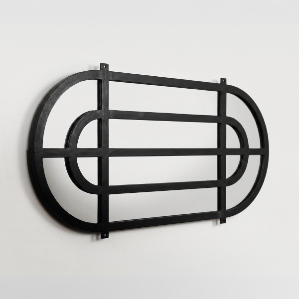Miroir industriel ovale 120 X 60 cm