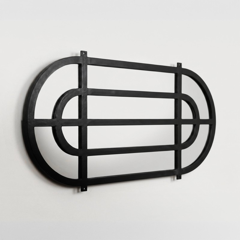 Miroir industriel ovale 120 X 60 cm