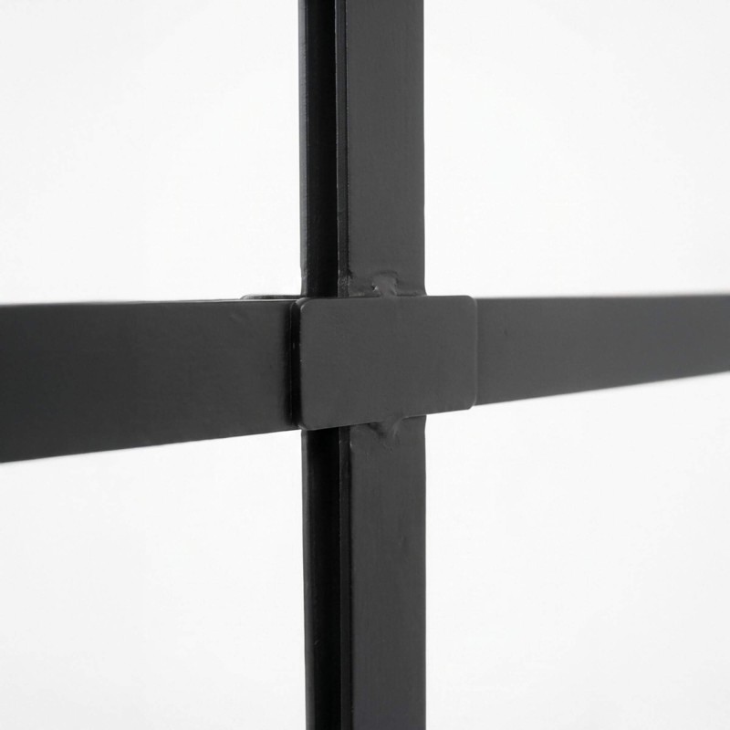 Miroir industriel design noir 120 X 100 cm