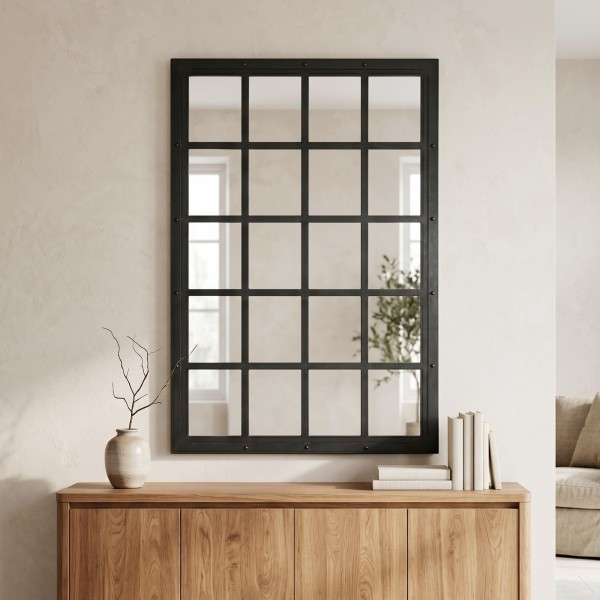 Grand miroir industriel