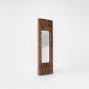 Miroir en bois brut rectangulaire 25 x 90 cm - Tree